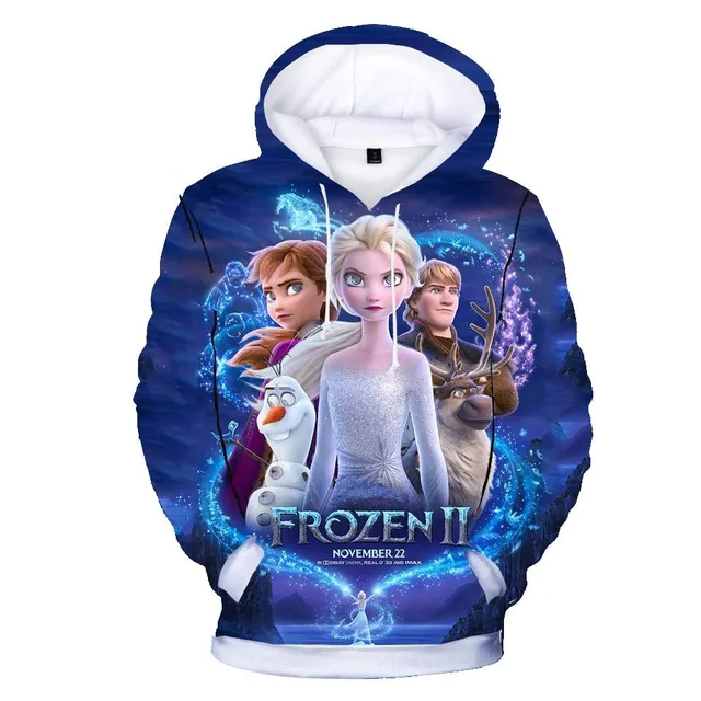 Bluză pentru fetițe cu motive din Frozen
