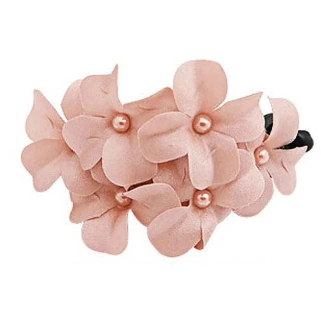 Hair clip with flowers - 3 colours
