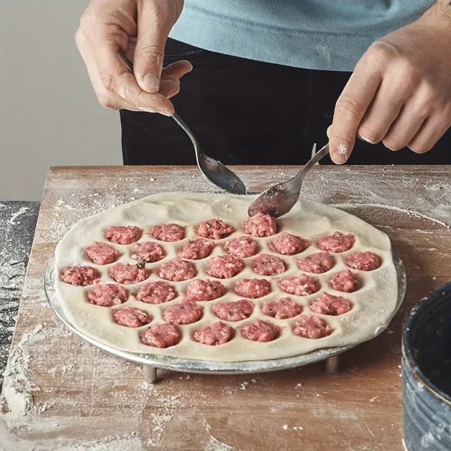 Moule à raviolis en aluminium à 37 trous - moule à dumplings facile pour un repas délicieux, ustensiles de cuisine sûrs