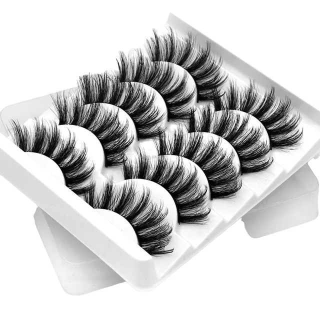 Artificial eyelashes 5 pairs 3D 4 Christeen