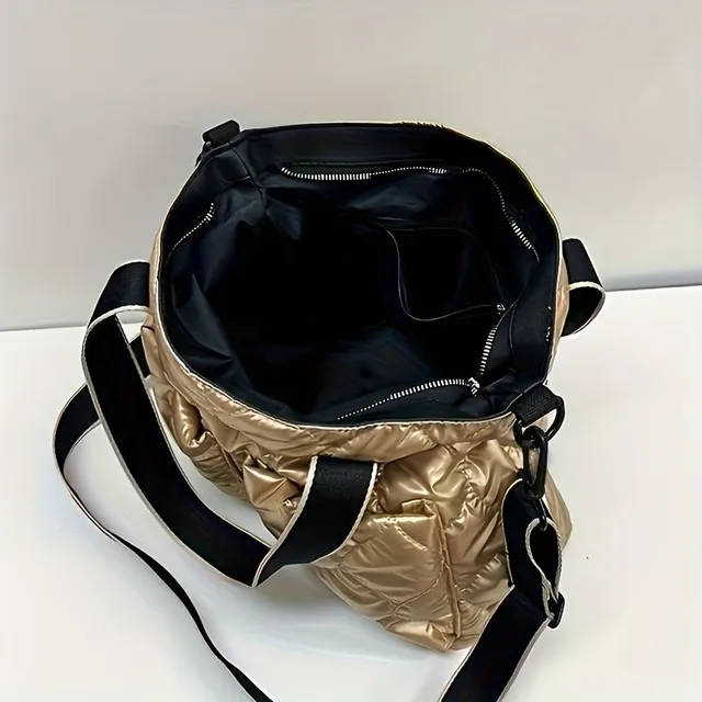 Leichte und geräumige Damen-Tasche mit Fächern für Reisen, Arbeit und Fitnessstudio