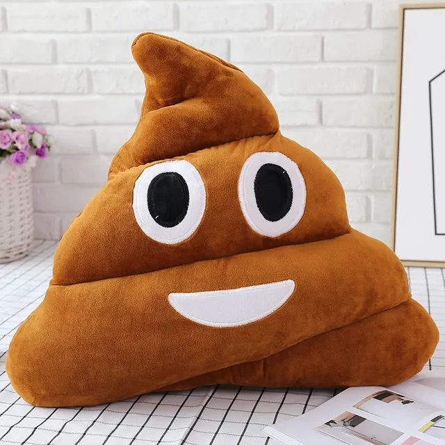 Funny pillows in the shape of poop