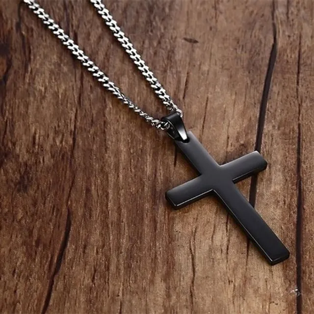 Superbe collier pour homme avec croix