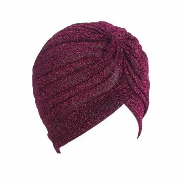 Women's fashion turban on head