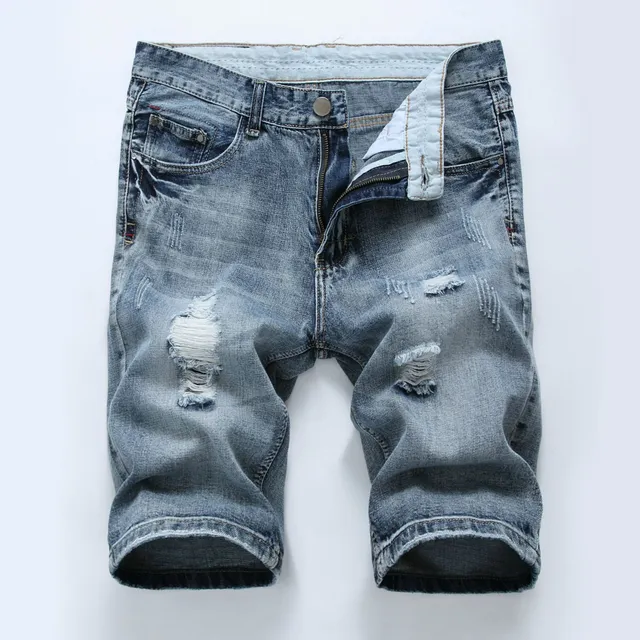 Men's summer denim shorts