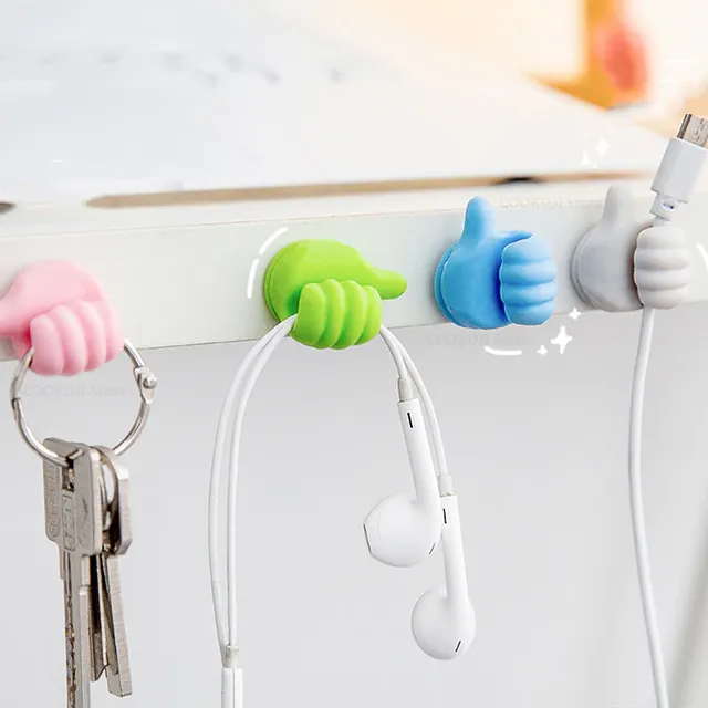 Multifunctional cute holder and hanger in different colors - 2 pieces