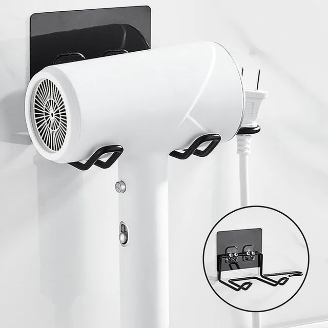 Bathroom holder for hair dryer and other hair appliances