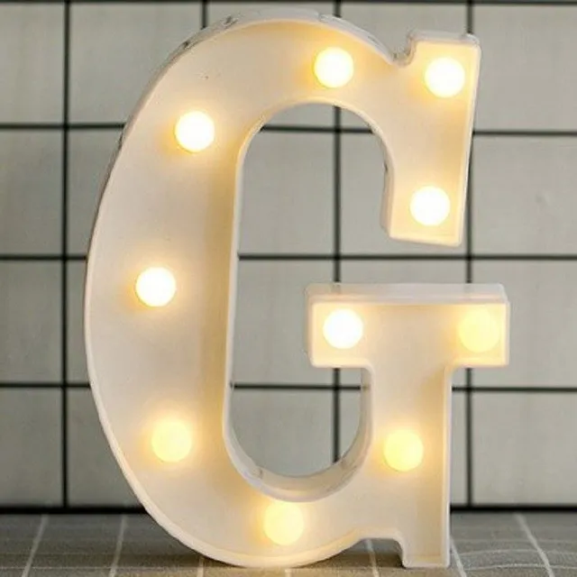 Decorative illuminating letters