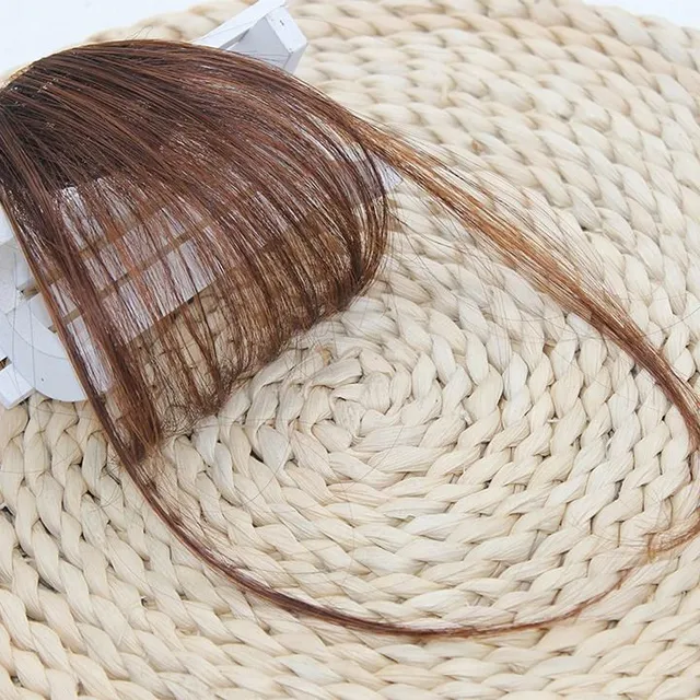 Luxus hölgyek realisztikus kinézetű frufru hajdísz - több árnyalatú haj Marten