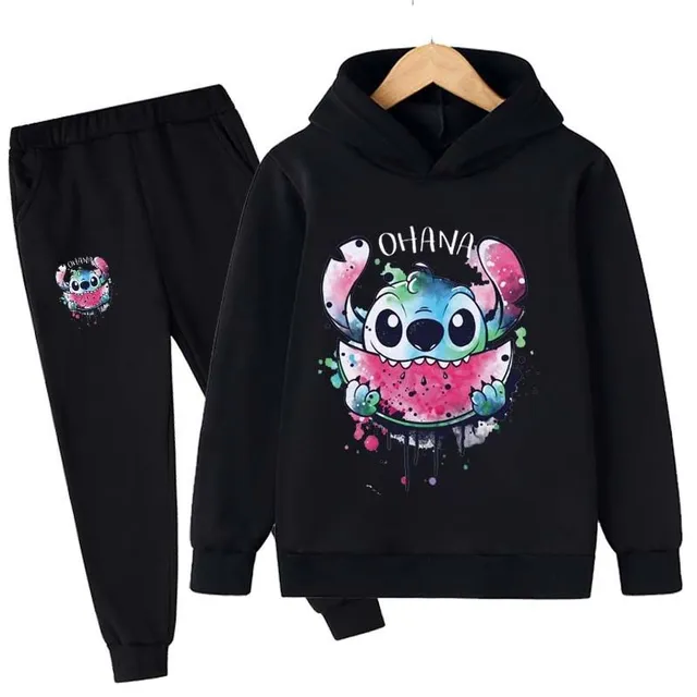 Children's trendy tracksuit with motif Stitche Lilian