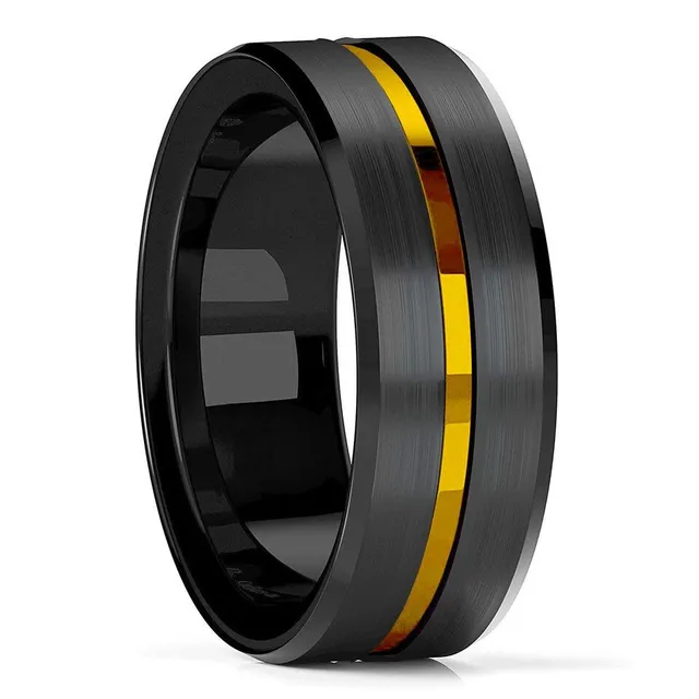 Men's fashionable Celtic tungsten ring with dragon