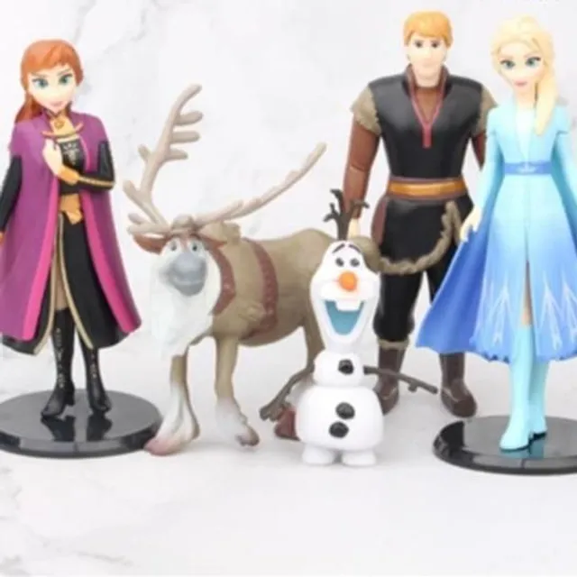 Frozen Ice Kingdom figurine set 5pcs-9-14cm