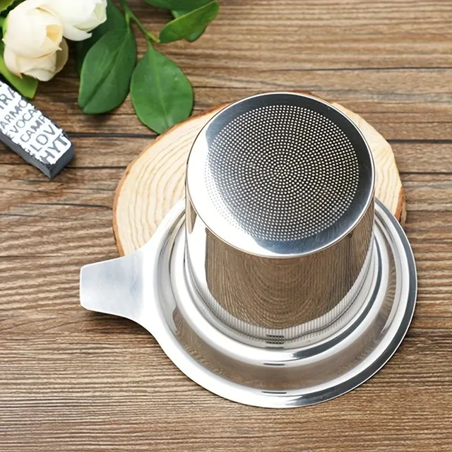 Premium stainless steel tea filter with fine sieve for precise lugging and smooth pouring