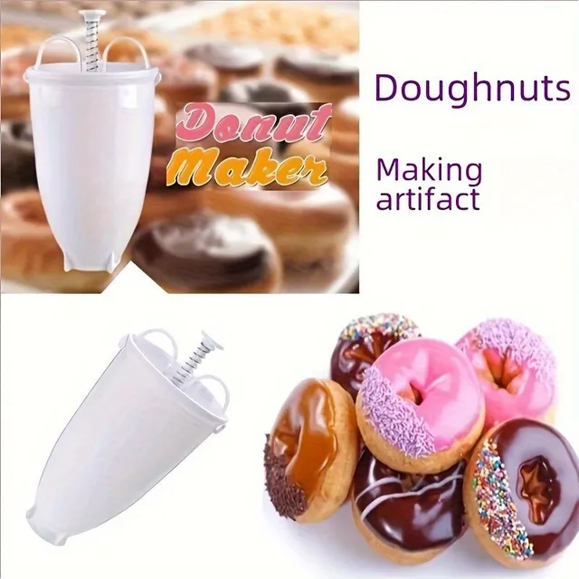 Mini ruční donut maker - DIY nástroj na pečení, snadné použití, bez baterie