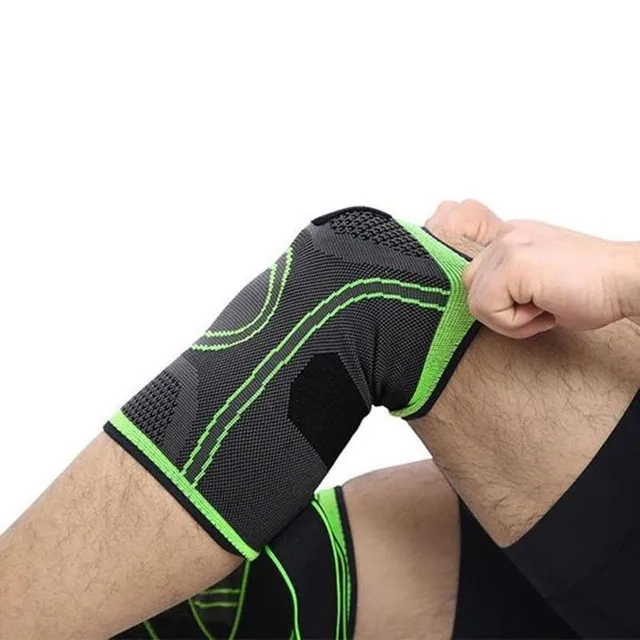 Retractable sports knee bandage