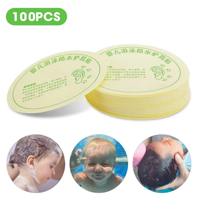 Vodotěsné Baby Kid Ear Paste Koupání Kojenec Novorozenec Kojení Ušní nálepky Krása Zdraví Zastavit zánět Nástroje