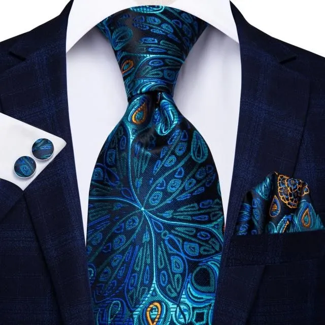 Luxusná pánska kravata z hodvábu sn-1593