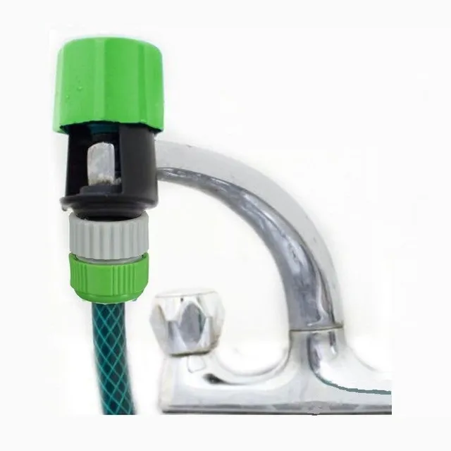 Water tap connection for garden hose