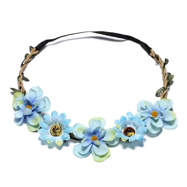 Floral headband for hair Jade