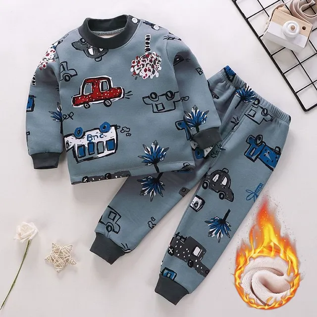 Children's cute pajamas for cold nights