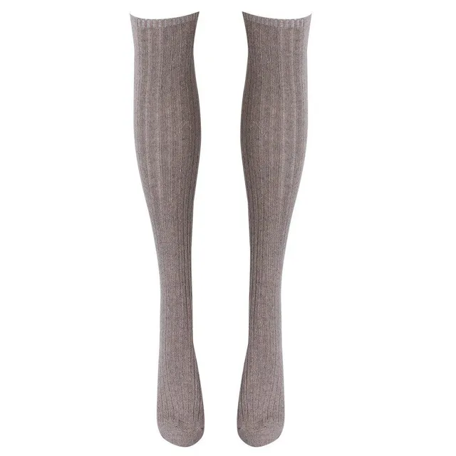 Women's luxury warm knee highs Govany