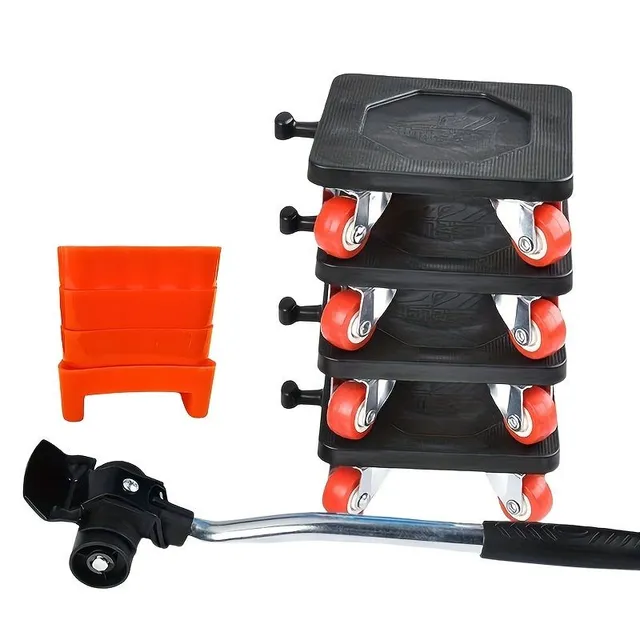 Multifunction furniture removal kit - Lifter, pushers and wheels in one