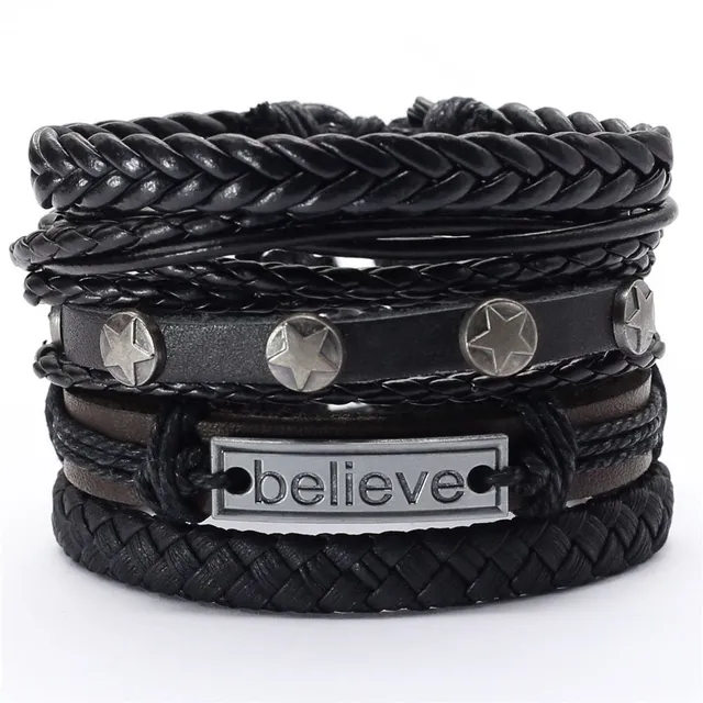 Leather bracelets JING JANG