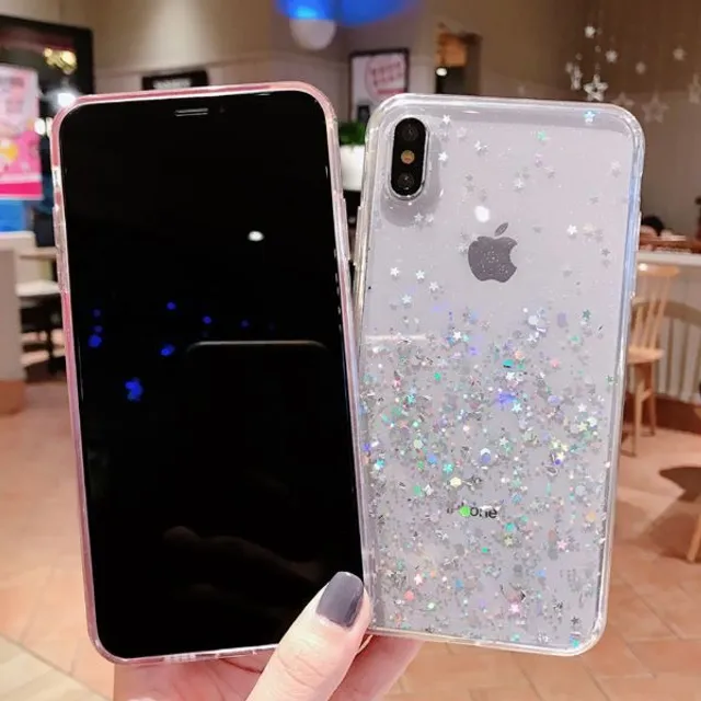 Priehľadný kryt s presýpacími hodinami pre Iphone X