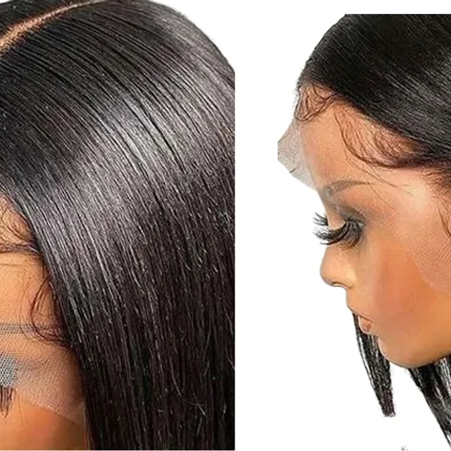 Ladies short wig made of real hair N897