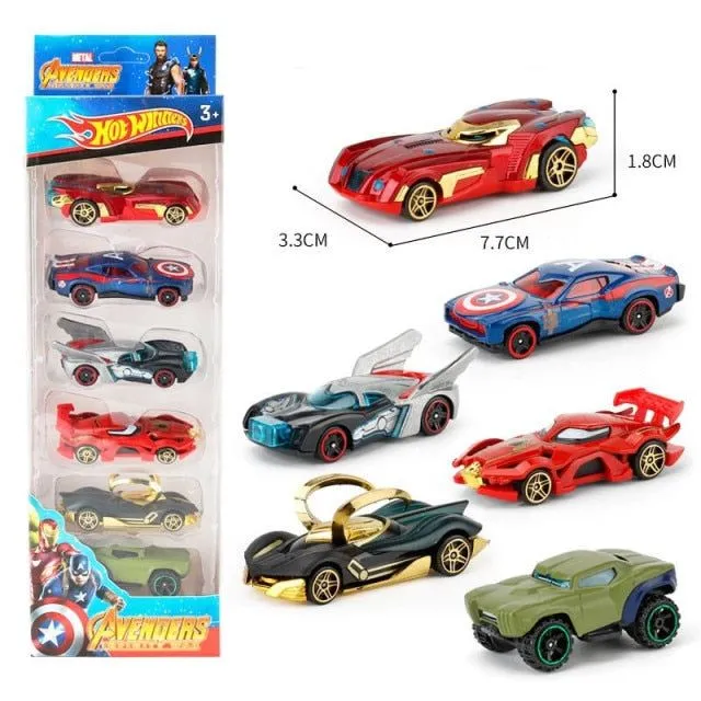 Set of cars - Avengers