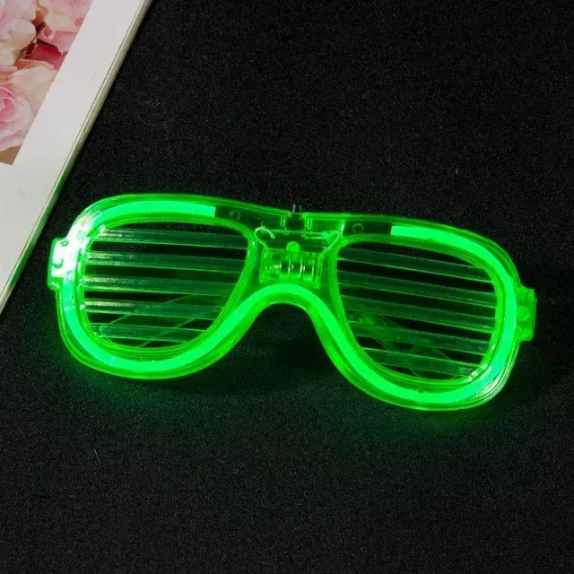 Neon glowing LED glasses for parties for children and adults