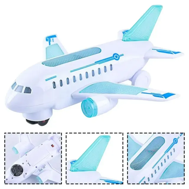 Universal Electric Aeroplane with Lights and Sound