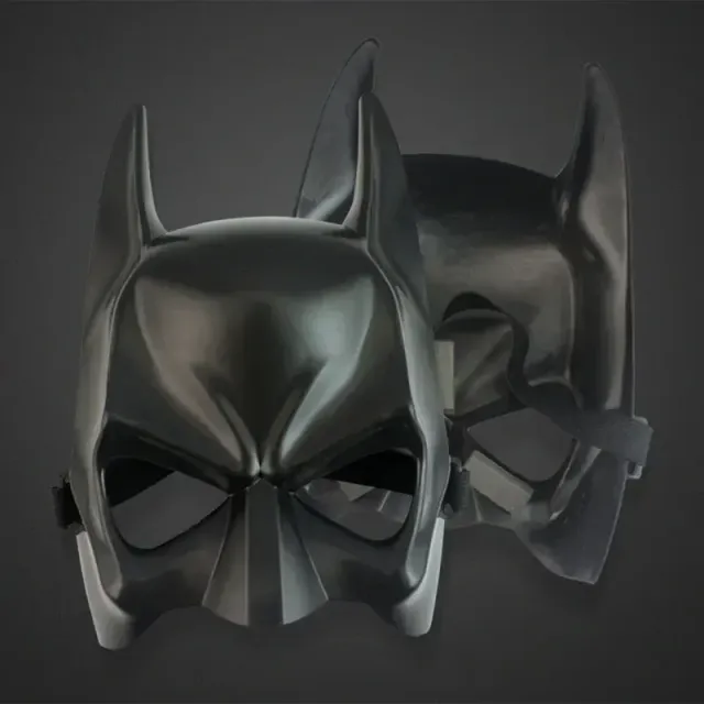 Carnival design mask - Batman-style scrub, black color