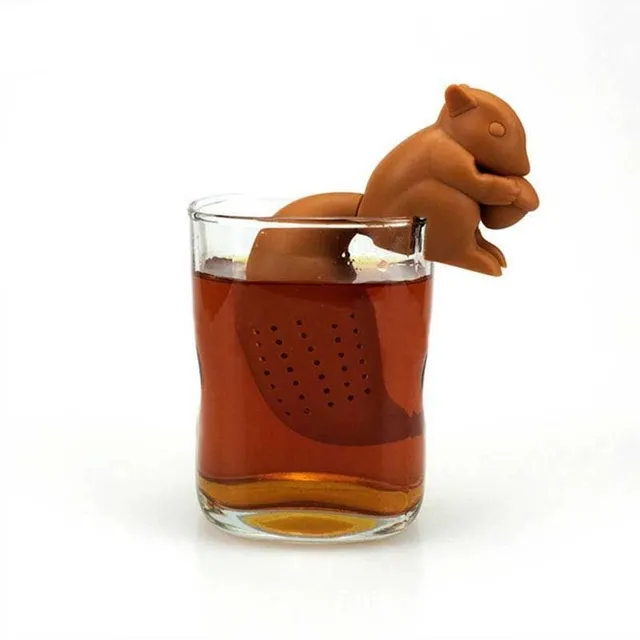 Silicone tea bag in the shape of animals - various types