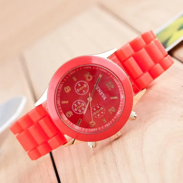 Silicone wristwatch