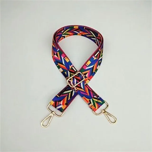 Color handbag strap to clip
