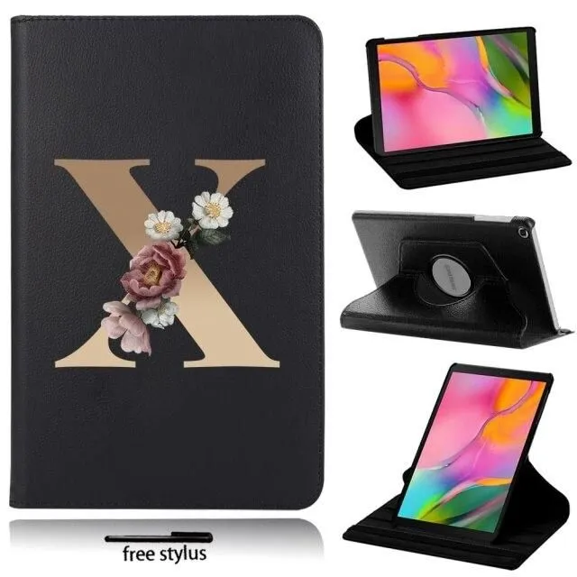 Samsung Galaxy tablet case with initial