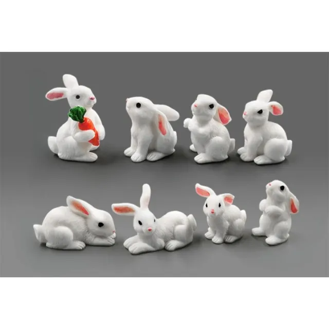 Ceramic Easter Bunny figurines