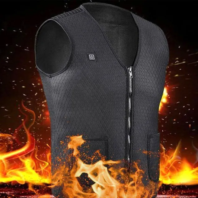 Electric 5V USB heated vest, M-XXXL