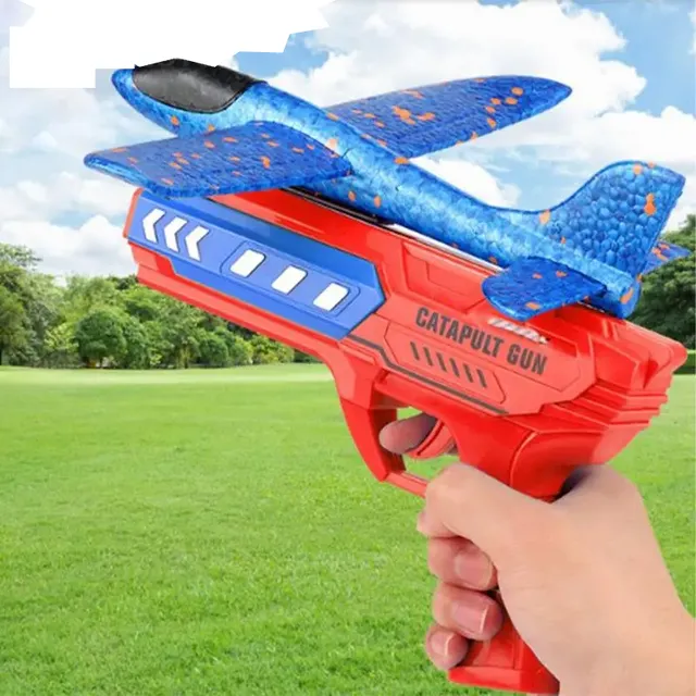 Children's aircraft catapult - foam glider