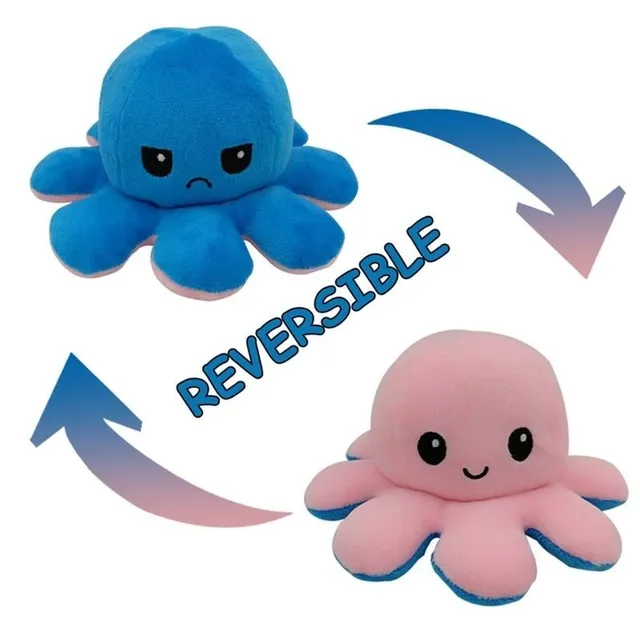 Reversible octopus plushie