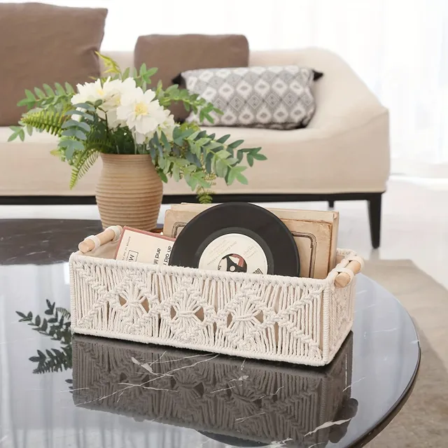 2pcs of Boho Decorative Storage Basket