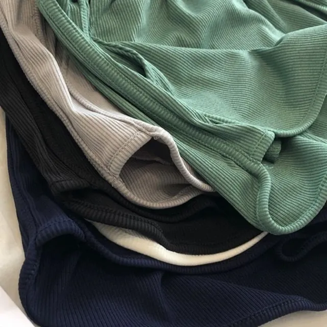 Dámske jednofarebné luxusné pohodlné voľné šortky s elastickým pásom - rôzne farby