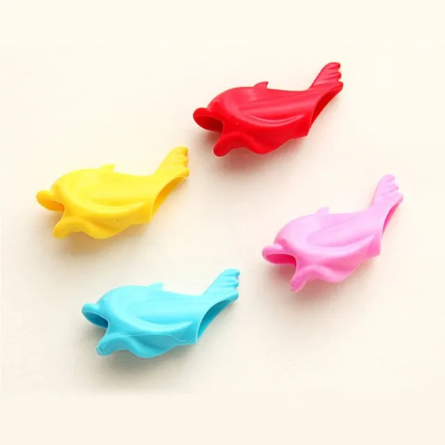 Silicone teaching aid for dolphin-shaped writing