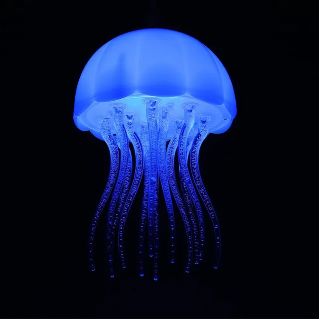 Lampada da tavolo LED ispirata alle meduse con colori regolabili e ricarica USB