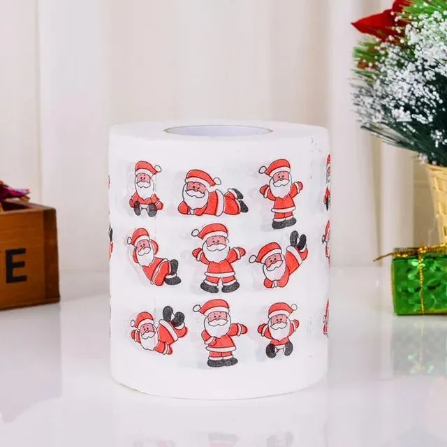 Christmas toilet paper with Santa Claus theme - Three variants