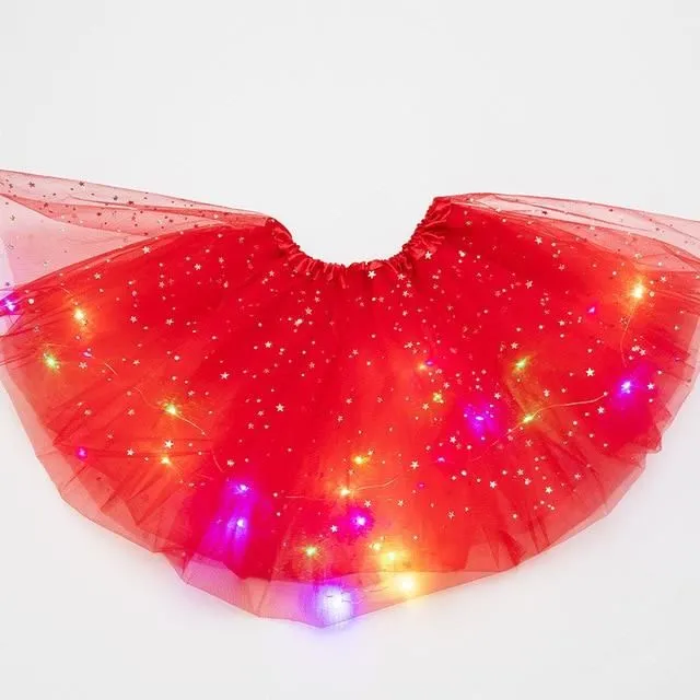 Skirt with LED lights