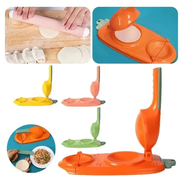Kuchyňský nástroj na domácí výrobu raviolů a jiných plněných knedlíčků - různé barvy