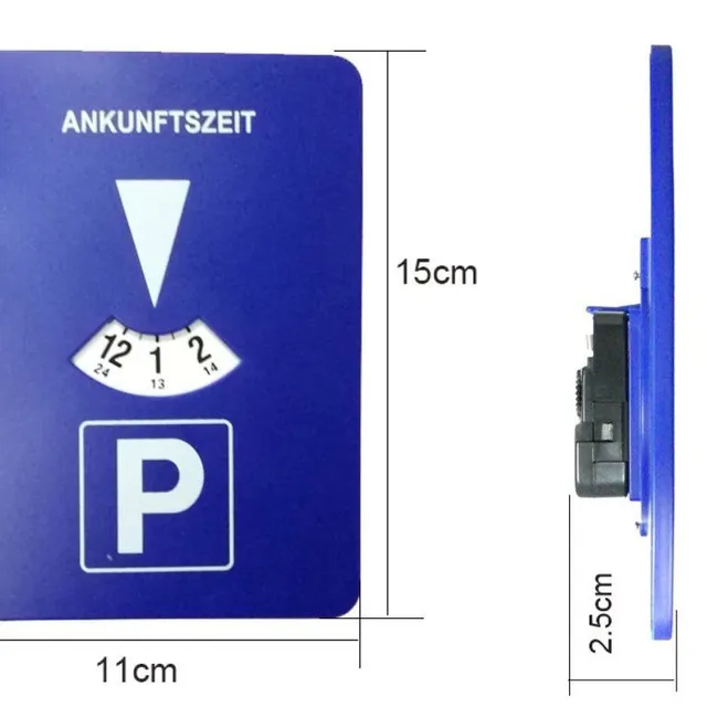 Automatické parkovacie hodiny do auta - automatické pretáčanie