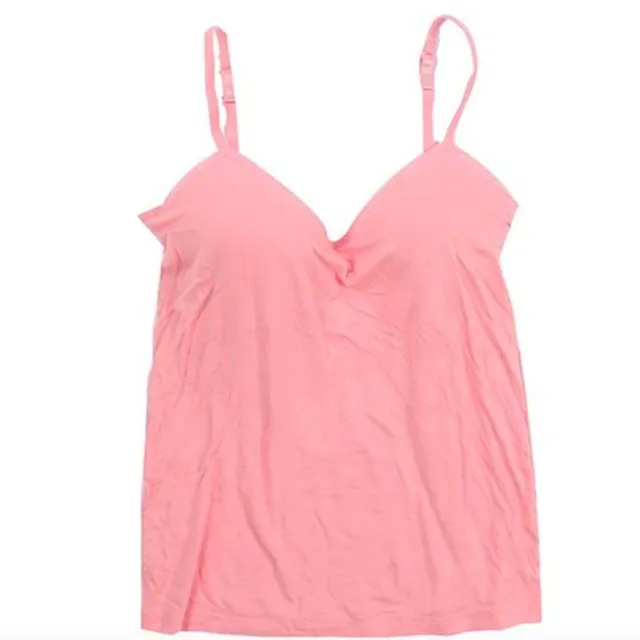 Tank top with sewn-in bra - 6 colours